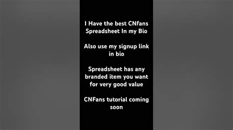 cnfans link spreadsheet.